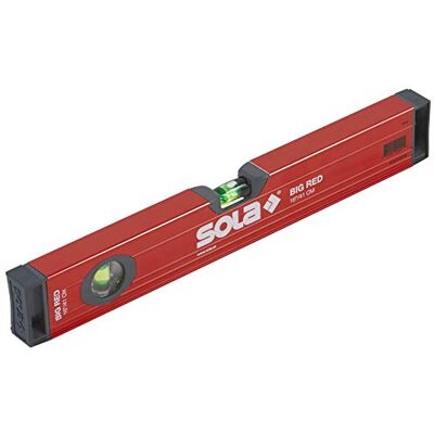Sola LSB16 Big Red Aluminum Box Beam Level with 2 60% Magnified Vials, 16-Inch Sola LSB16 Big Red Aluminum Box Beam Level with 2 60% Magnified Vials, 16-Inch