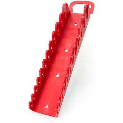TEKTON 12-Tool Stubby Wrench Holder (Red) ORG21212 TEKTON 12-Tool Stubby Wrench Holder (Red) ORG21212