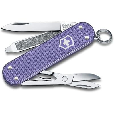 Victorinox , Classic SD Alox, Swiss Army Pocket Knife, Small, Multi Tool, Camping, 5 Functions, Blade, Small, Nail File, Screwdriver 2.5 mm Victorinox , Classic SD Alox, Swiss Army Pocket Knife, Small, Multi Tool, Camping, 5 Functions, Blade, Small, Nail File, Screwdriver 2.5 mm