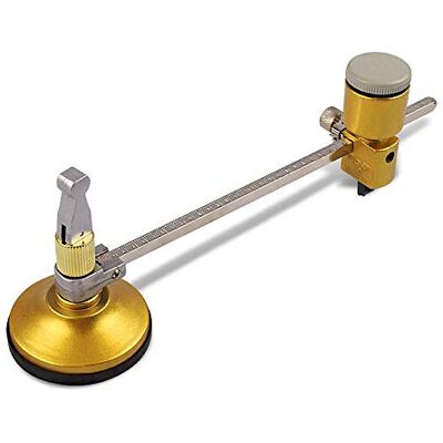 VIGAN Adjustable Compass Heavy-Duty Circle Glass Cutter with Suction Cup VIGAN Adjustable Compass Heavy-Duty Circle Glass Cutter with Suction Cup