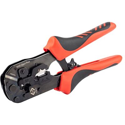 C.K Ratchet Pass Through Modular Crimper 8P T3853 C.K Ratchet Pass Through Modular Crimper 8P T3853