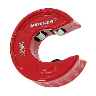 Neilsen CT4149 Automatic Tube Cutter for 28mm Copper Pipes Auto-Feed Mechanism Burr-Free Cutting Ideal for Plumbing, Refrigeration, Tight Spaces Neilsen CT4149 Automatic Tube Cutter for 28mm Copper Pipes Auto-Feed Mechanism Burr-Free Cutting Ideal for Plumbing, Refrigeration, Tight Spaces