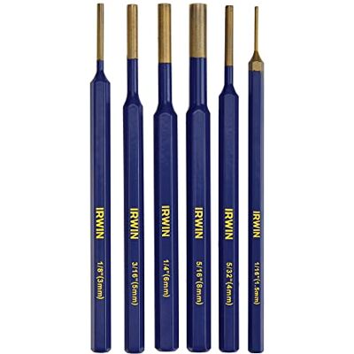 IRWIN Punch Set, 6-Pack with Various Sizes, Tempered for Durability (IRHT82531) IRWIN Punch Set, 6-Pack with Various Sizes, Tempered for Durability (IRHT82531)