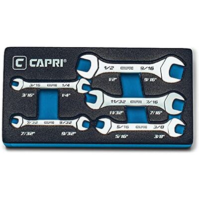 Capri Tools SAE Mini Wrench Set - 5 Piece Capri Tools SAE Mini Wrench Set - 5 Piece