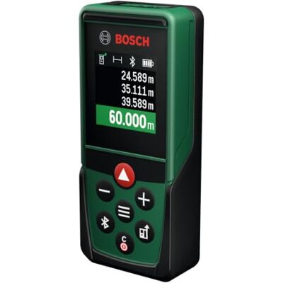 Bosch Laser Measure PLM60-23C (Measuring Range up to 60 m, Bluetooth connectivity, Area and Volume calculations, high-Quality Color Display, MeasureOn app Compatible) Bosch Laser Measure PLM60-23C (Measuring Range up to 60 m, Bluetooth connectivity, Area and Volume calculations, high-Quality Color Display, MeasureOn app Compatible) 