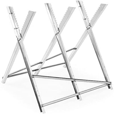 Generic New! Heavy Duty Log Folding Saw Horse Holder Timber Cutting Chainsaw Trestle Generic New! Heavy Duty Log Folding Saw Horse Holder Timber Cutting Chainsaw Trestle