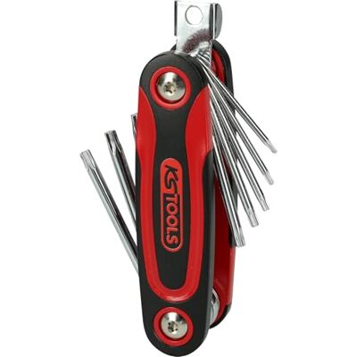 KS TOOLS 158.351 T8-T40 Chrome+ TX Key Wrench Set (8 Pieces) KS TOOLS 158.351 T8-T40 Chrome+ TX Key Wrench Set (8 Pieces)