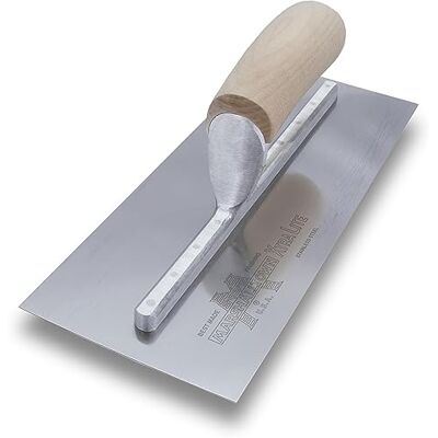 Marshalltown Stainless Steel Finishing Trowel, 4 x 12 Inch Concrete, Masonry and Drywall Finishing Tool, Made in the USA, MXS62SS Marshalltown Stainless Steel Finishing Trowel, 4 x 12 Inch Concrete, Masonry and Drywall Finishing Tool, Made in the USA, MXS62SS