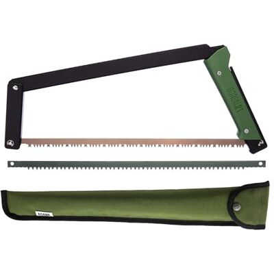 Canyon AGAWA BOREAL21 Tripper Kit Includes 21" Folding Saw, Nylon Carrying Case, 21" All-Purpose & 21" Aggressive Blade for Camping, Hiking & Survival Gear (Black Frame/Green Handle) Canyon AGAWA BOREAL21 Tripper Kit Includes 21" Folding Saw, Nylon Carrying Case, 21" All-Purpose & 21" Aggressive Blade for Camping, Hiking & Survival Gear (Black Frame/Green Handle)