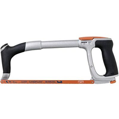 Bahco 325 Ergo Hand Hacksaw 12 Inch Aluminium frame, 300 mm ERGO hacksaw frame designed for straight accurate metal cutting Bahco 325 Ergo Hand Hacksaw 12 Inch Aluminium frame, 300 mm ERGO hacksaw frame designed for straight accurate metal cutting