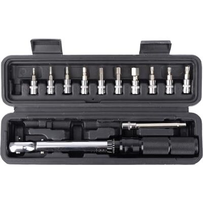 Oxford Torque Wrench 2-24Nm TL259 1/4" Drive Hex Bits & Torx Keys Set Oxford Torque Wrench 2-24Nm TL259 1/4" Drive Hex Bits & Torx Keys Set