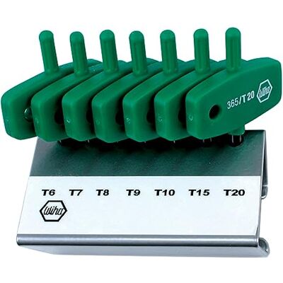 Wiha 36590 Torx Hex Key Set, Wing Handle, 7 Piece Wiha 36590 Torx Hex Key Set, Wing Handle, 7 Piece