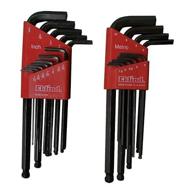 Eklind Tool 13221 Ball-Hex L-Key Allen Wrench Combo- Inch/MM (2 Sets 21pc) Eklind Tool 13221 Ball-Hex L-Key Allen Wrench Combo- Inch/MM (2 Sets 21pc)