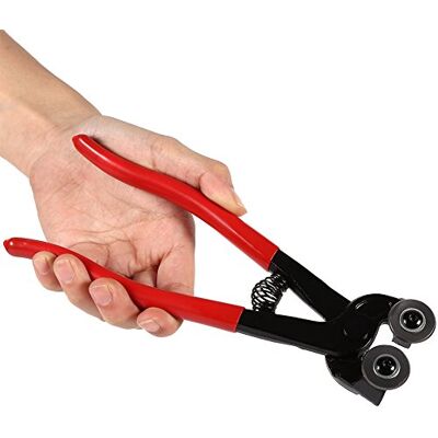 Wakects Mosaic Tile Cutter, 200mm Ceramic Plier Tool for Trim Work on Flooring Walls Mosaics, Max Cutting Thickness 15mm Wakects Mosaic Tile Cutter, 200mm Ceramic Plier Tool for Trim Work on Flooring Walls Mosaics, Max Cutting Thickness 15mm