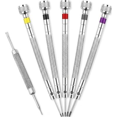 AXHOME 6Pcs Precision Screwdriver Set Watchmakers Screwdriver Set Reversible Blade Screwdriver for Watch Eyeglasses Jewelry Repair,Watchtools WatchScrewdriver Sett Head Watch Pin Removal Tool AXHOME 6Pcs Precision Screwdriver Set Watchmakers Screwdriver Set Reversible Blade Screwdriver for Watch Eyeglasses Jewelry Repair,Watchtools WatchScrewdriver Sett Head Watch Pin Removal Tool