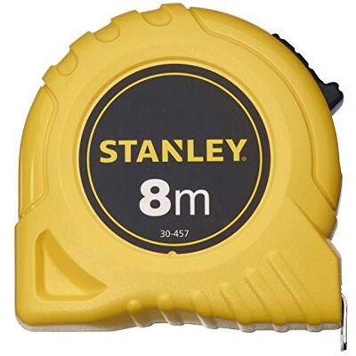 Stanley 0-30-457 Tape Measure, Yellow/Black, 8 m/25 mm Stanley 0-30-457 Tape Measure, Yellow/Black, 8 m/25 mm
