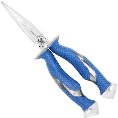 Cuda Titanium Bonded Needle Nose Plier Blue, 8.75-Inch Cuda Titanium Bonded Needle Nose Plier Blue, 8.75-Inch