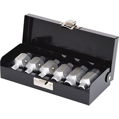 KS TOOLS 150.9390 Oil Drain Plug Key Set (6 Pieces) KS TOOLS 150.9390 Oil Drain Plug Key Set (6 Pieces)