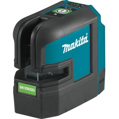 Makita SK105GDZ 12V Max Li-Ion CXT Green Cross Line Laser Supplied in A Carry Pouch Batteries and Charger Not Included Makita SK105GDZ 12V Max Li-Ion CXT Green Cross Line Laser Supplied in A Carry Pouch Batteries and Charger Not Included