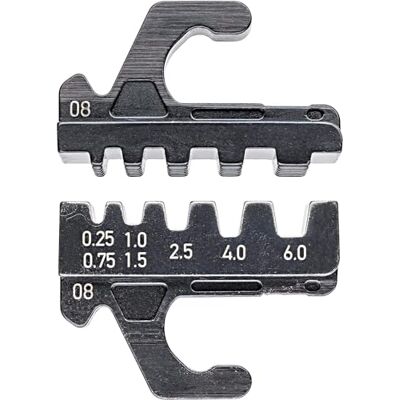 KNIPEX Crimping Die for Insulated and Non-Insulated Wire Ferrules 0.25-6 mm², 97 39 08 KNIPEX Crimping Die for Insulated and Non-Insulated Wire Ferrules 0.25-6 mm², 97 39 08