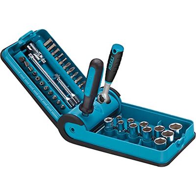 Hazet SmartCase Socket and Bit Set 856-1HP I 38-Piece Nut Tool Set, Drive 4 and Hex 6.3 (1/4 Inch), Various Bits in Compact Tool Box Hazet SmartCase Socket and Bit Set 856-1HP I 38-Piece Nut Tool Set, Drive 4 and Hex 6.3 (1/4 Inch), Various Bits in Compact Tool Box