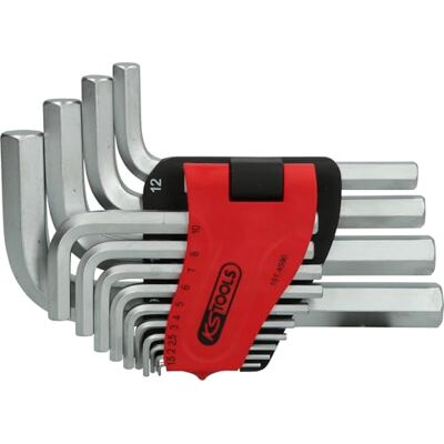 KS TOOLS Allen Allen Key Set in Folding Holder 14-Piece Set 5-19 mm KS TOOLS Allen Allen Key Set in Folding Holder 14-Piece Set 5-19 mm