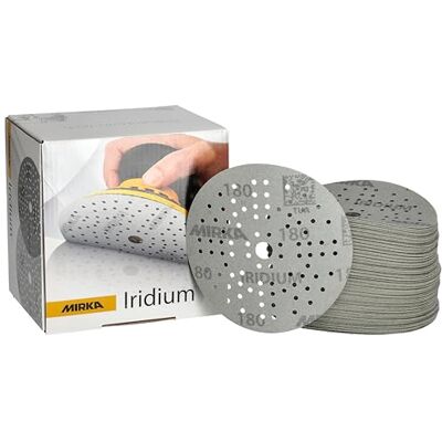 Mirka Abrasive IRIDIUM 125mm Grip - Abrasive Mirka Abrasive IRIDIUM 125mm Grip - Abrasive