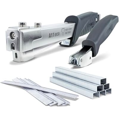 Tacwise 1793 ECO A11 Staple/Nail Hammer Tacker with 500 Type 140 Staples, 500 Type 18G Nails and ECO Staple Remover Tacwise 1793 ECO A11 Staple/Nail Hammer Tacker with 500 Type 140 Staples, 500 Type 18G Nails and ECO Staple Remover