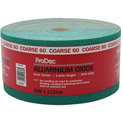 ProDec Green Aluminum Oxide Sandpaper Roll - Abrasive Paper Roll for Wood, Paint, Metal ProDec Green Aluminum Oxide Sandpaper Roll - Abrasive Paper Roll for Wood, Paint, Metal