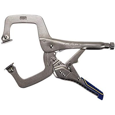 IRWIN Vise-Grip Welding Pliers, Fast Release, C-Clamp with Swivel Pads, 11-Inch (IRHT82586) IRWIN Vise-Grip Welding Pliers, Fast Release, C-Clamp with Swivel Pads, 11-Inch (IRHT82586)