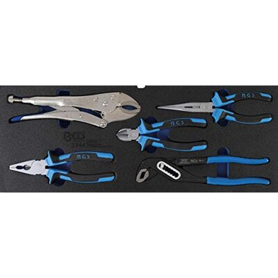 BGS 3344 Foam Tray for 3312: Pliers Set 5 pcs. BGS 3344 Foam Tray for 3312: Pliers Set 5 pcs.