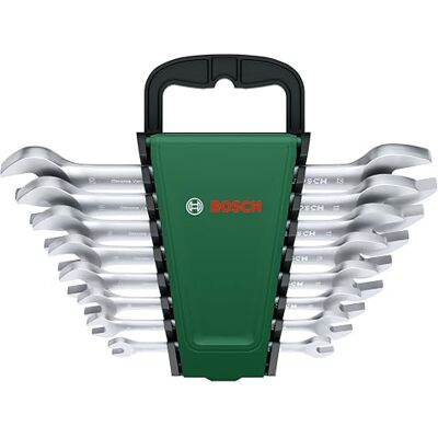 Bosch Double Open-End Wrench Set 8-Piece (Accessory Hand Tool) Bosch Double Open-End Wrench Set 8-Piece (Accessory Hand Tool)