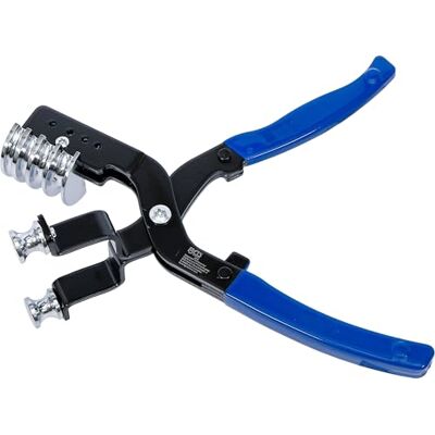 BGS 8718 Tube Bending Pliers "4-in-1" Tube sizes: 4.8 mm (3/16 inches), 6.4 mm (1/4 inches), 8.0 mm (5/16 inches), 9.5 mm (3/8 inch), bending half rollers diameter BGS 8718 Tube Bending Pliers "4-in-1" Tube sizes: 4.8 mm (3/16 inches), 6.4 mm (1/4 inches), 8.0 mm (5/16 inches), 9.5 mm (3/8 inch), bending half rollers diameter