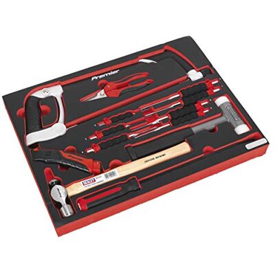 Sealey Tbtp06Uk Tool Tray with Hacksaw, Hammers & Punches 13Pc Sealey Tbtp06Uk Tool Tray with Hacksaw, Hammers & Punches 13Pc