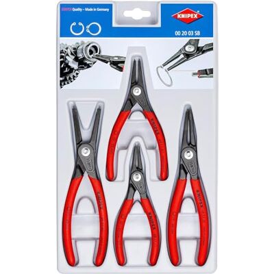 KNIPEX Precision Circlip Pliers Set 4 Parts, 00 20 03 SB KNIPEX Precision Circlip Pliers Set 4 Parts, 00 20 03 SB