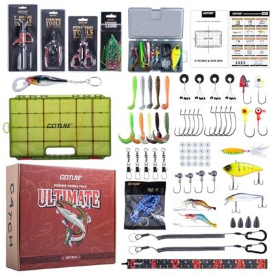 Goture Fishing Tool Kit, Fish Lip Gripper, Fishing Pliers, Hanging Scale with Tape Measure, Fish Hook Remover, Lanyards, Line Scissors, Roll Measuring Tape, Saltwater Gear Kit, Gifts for Men Goture Fishing Tool Kit, Fish Lip Gripper, Fishing Pliers, Hanging Scale with Tape Measure, Fish Hook Remover, Lanyards, Line Scissors, Roll Measuring Tape, Saltwater Gear Kit, Gifts for Men