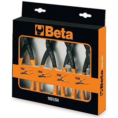 Beta 10310000 Internal and External Circlip Plier Set, 4 Pieces Beta 10310000 Internal and External Circlip Plier Set, 4 Pieces