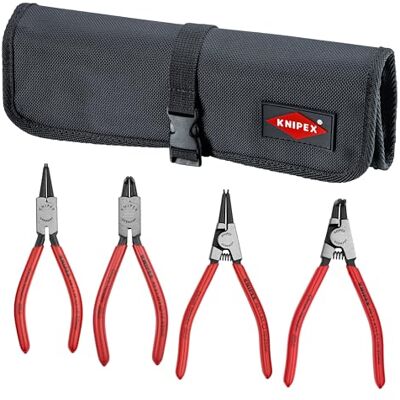 KNIPEX 4 Pc Circlip Set in Pouch Straight & 90 Degree KNIPEX 4 Pc Circlip Set in Pouch Straight & 90 Degree