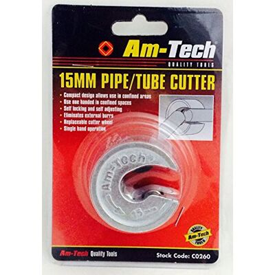 Amtech 15mm Heavy Duty Copper Pipe Tube Cutters Slice Slicer Self Locking Amtech 15mm Heavy Duty Copper Pipe Tube Cutters Slice Slicer Self Locking