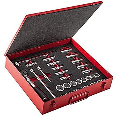 USAG U06122012 612 1/2 Bicolor Socket Set - Socket Set USAG U06122012 612 1/2 Bicolor Socket Set - Socket Set