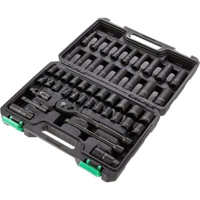 Ningbo Dropship International DS-DNLYX006 - Socket Set, 46 pcs, Black Ningbo Dropship International DS-DNLYX006 - Socket Set, 46 pcs, Black
