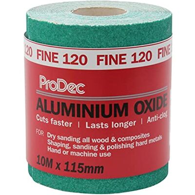 ProDec 10 m Green Fine Grit Sandpaper Roll - Sandpaper Roll ProDec 10 m Green Fine Grit Sandpaper Roll - Sandpaper Roll