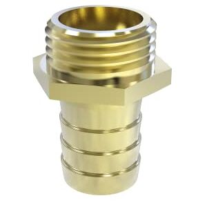 ABA Beul 10010.253.2 Hose Connector with Hexagonal and External Thread, Brass, 1 1/2 x 32 ABA Beul 10010.253.2 Hose Connector with Hexagonal and External Thread, Brass, 1 1/2 x 32