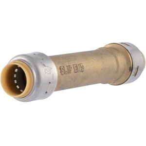 SharkBite Max 1/2 Inch Slip Coupling, Push to Connect Brass Plumbing Fitting, PEX Pipe, Copper, CPVC, PE-RT, HDPE, UR3008A SharkBite Max 1/2 Inch Slip Coupling, Push to Connect Brass Plumbing Fitting, PEX Pipe, Copper, CPVC, PE-RT, HDPE, UR3008A