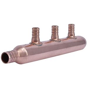 SharkBite 22783 3 Closed Crimp Copper Multi-Port Tee, Plumbing Fittings, PEX, PE-RT Elbow, 1-Inch x 3/4-Inch SharkBite 22783 3 Closed Crimp Copper Multi-Port Tee, Plumbing Fittings, PEX, PE-RT Elbow, 1-Inch x 3/4-Inch