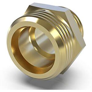 ABA Beul 16002.254.2 Double Nipple Reduced with Hexagon, Brass, 1 3/4 x 1 1/2 ABA Beul 16002.254.2 Double Nipple Reduced with Hexagon, Brass, 1 3/4 x 1 1/2