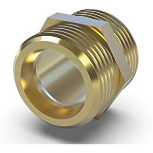 ABA Beul 2 16001.020 Double Nipple with Octagonal, Brass ABA Beul 2 16001.020 Double Nipple with Octagonal, Brass