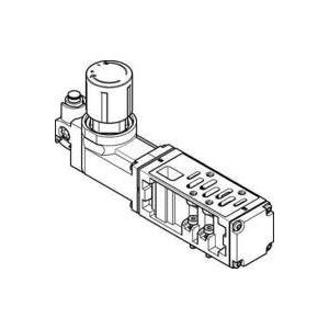 FESTO 555769 Model VABF-S1-2-R7C2-C-6 Regulator Plate FESTO 555769 Model VABF-S1-2-R7C2-C-6 Regulator Plate
