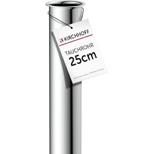 Kirchhoff 98848118 Tauchrohr für 25cm Immersion 25 cm Chrome, Extension 250 mm for Bottle Tube Siphon, 1 1/4 Inch, Extra Long Additional Pipe for Sink, Stainless Steel Drain, 250mm Kirchhoff 98848118 Tauchrohr für 25cm Immersion 25 cm Chrome, Extension 250 mm for Bottle Tube Siphon, 1 1/4 Inch, Extra Long Additional Pipe for Sink, Stainless Steel Drain, 250mm