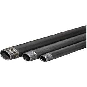 KNM Pipe Double Nipple Malleable Cast Iron Black Thread Fittings Black Pipe Nipple 1 Inch x 50 cm KNM Pipe Double Nipple Malleable Cast Iron Black Thread Fittings Black Pipe Nipple 1 Inch x 50 cm